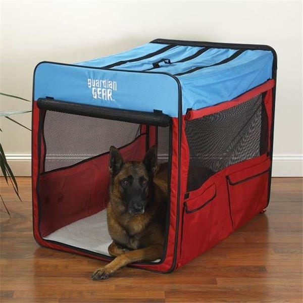 Guardian Survival Gear Guardian Gear ZA420 42 Collapsible Crate Xlg Red/Blue S ZA420 42 - main